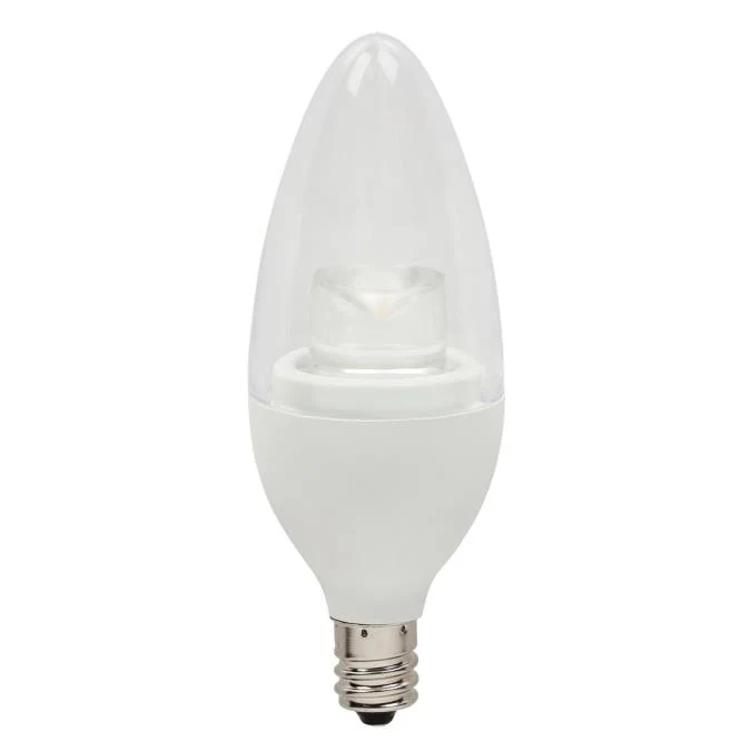 B11 4-1/2-Watt (40 Watt Equivalent) Candelabra Base Soft White Dimmable ENERGY STAR LED Lamp - Image 2