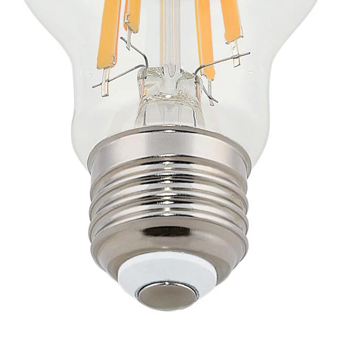 A19 8-Watt (75-Watt Equivalent) Medium Base Clear Dimmable Filament LED Lamp - Image 6