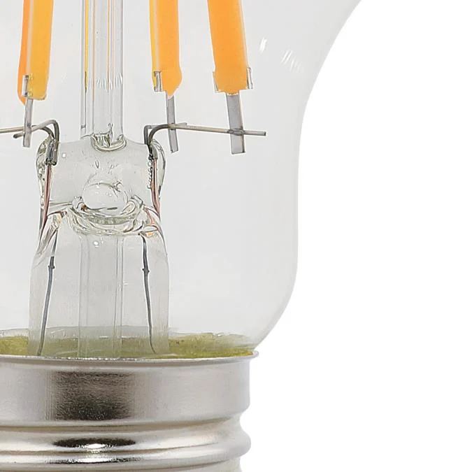A19 8-Watt (75-Watt Equivalent) Medium Base Clear Dimmable Filament LED Lamp - Image 6