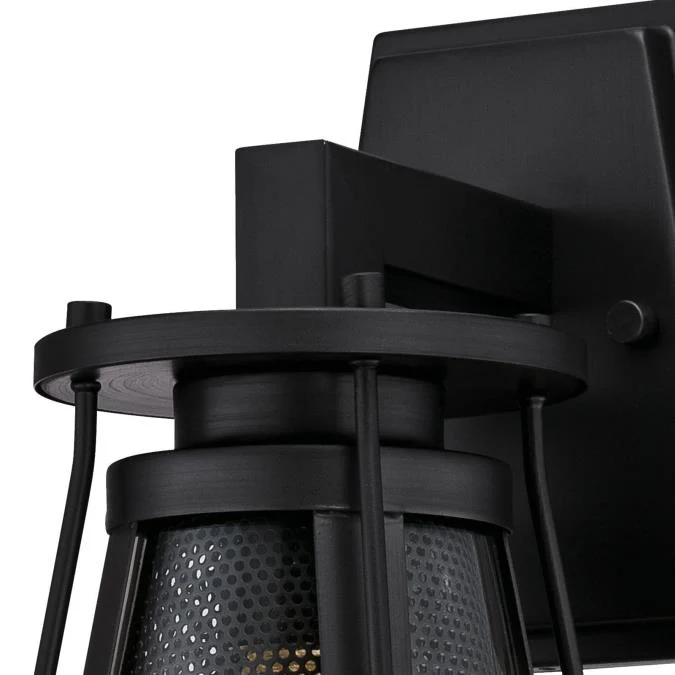 Beatrix One-Light Outdoor Wall Fixture, Matte Brushed Gun Metal Finish - Image 3