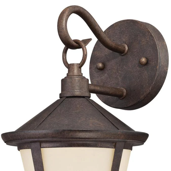 Darcy One-Light LED Outdoor Wall Lantern, Victorian Bronze Finish - Image 3