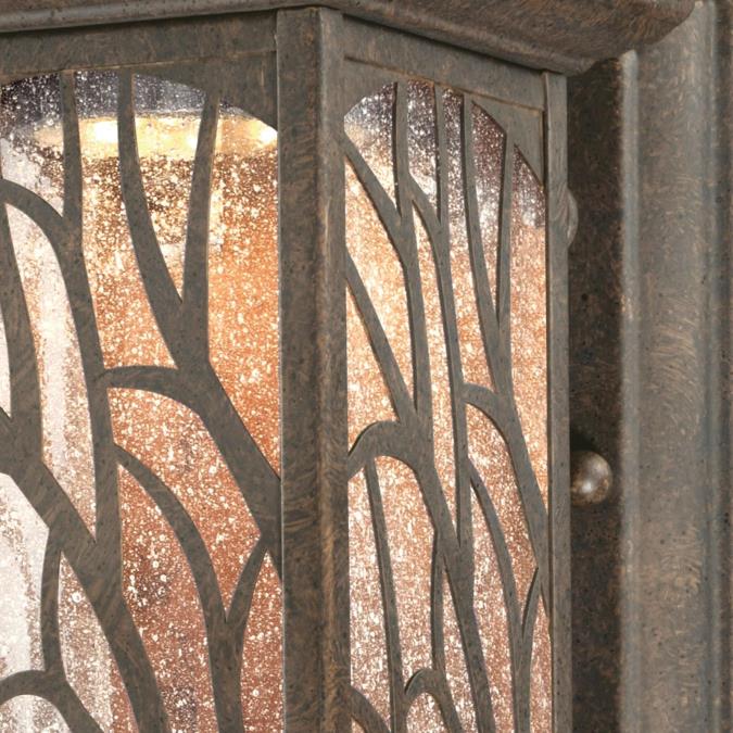 Glenwillow One-Light LED Outdoor Wall Lantern, Victorian Bronze Finish - Image 3