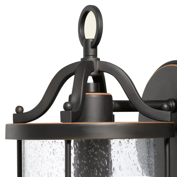 Isabelle One-Light Outdoor Wall Fixture, Oil Rubbed Bronze Finish with Highlights - Image 5