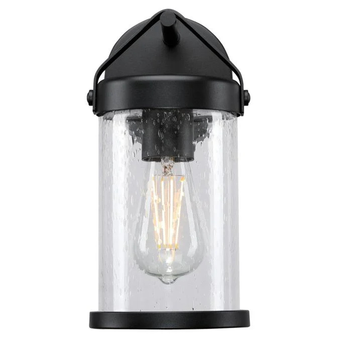 Jamestown One-Light Outdoor Wall Fixture, Textured Black Finish - Image 5