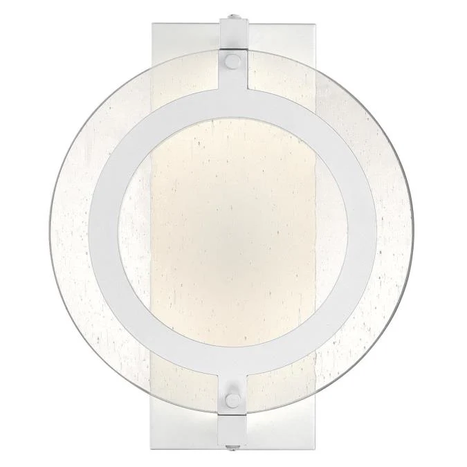 Maddox One-Light Dimmable LED Indoor/Outdoor Wall Fixture, Matte White Finish - Image 6