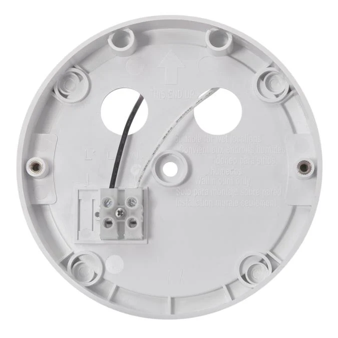 Two-Light 18W LED Outdoor Security Light Wall Fixture with Motion Sensor, White Finish - Image 5