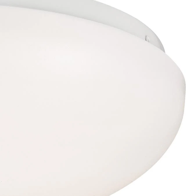 11-Inch Round LED Indoor Flush Mount Ceiling Fixture, White Finish - Image 4