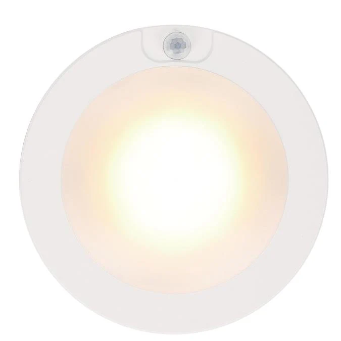 6-Inch 7-Watt LED Indoor Flush Mount Ceiling Light Fixture with Motion Sensor Light, White Finish - Image 5