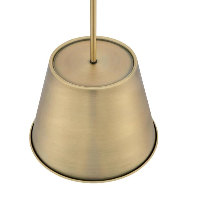 Derose One-Light Indoor Pendant, Brushed Brass Finish - Image 3