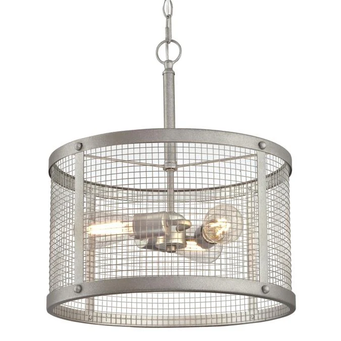 Emmett Three-Light Indoor Pendant, Galvanized Steel Finish - Image 5
