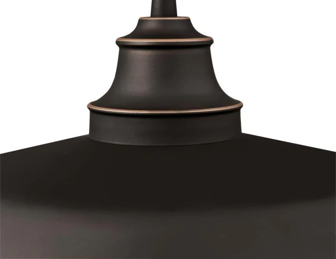 Iron Hill One-Light Indoor Pulley Pendant, Oil Rubbed Bronze Finish with Highlights - Image 3