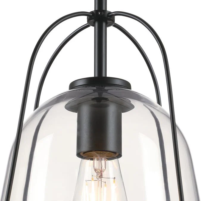 Kewadin One-Light Indoor Pendant, Matte Black Finish - Image 7