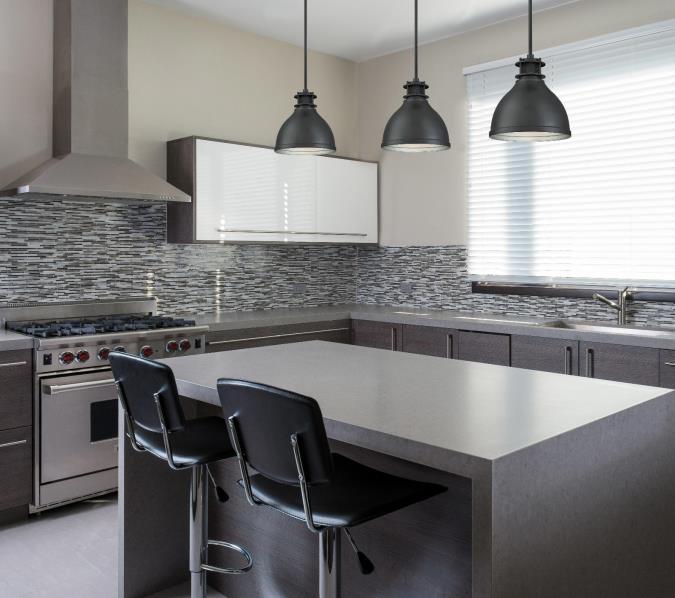 Kilian One-Light Indoor Pendant, Matte Brushed Gun Metal Finish - Image 2