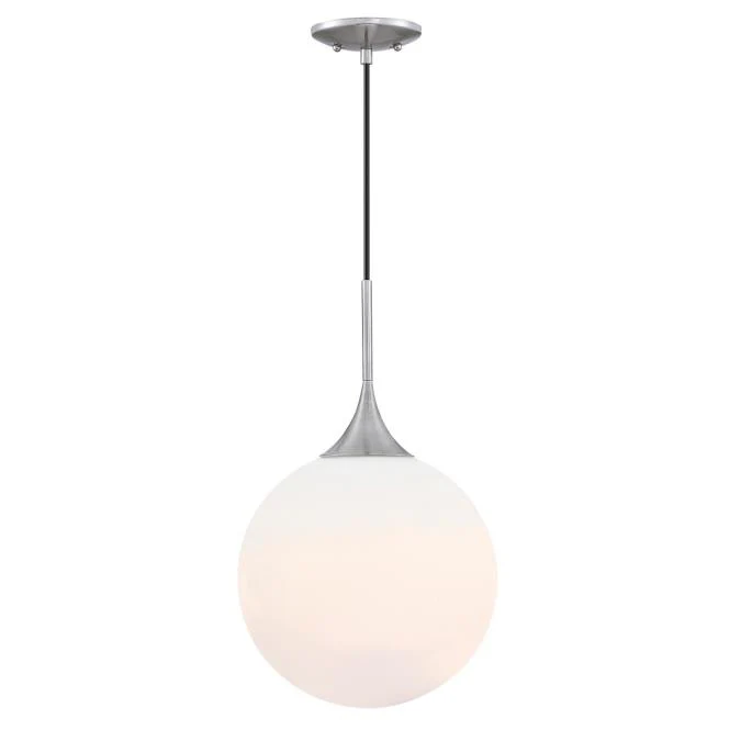 Moretti One-Light LED Indoor Pendant, Brushed Nickel Finish - Image 6