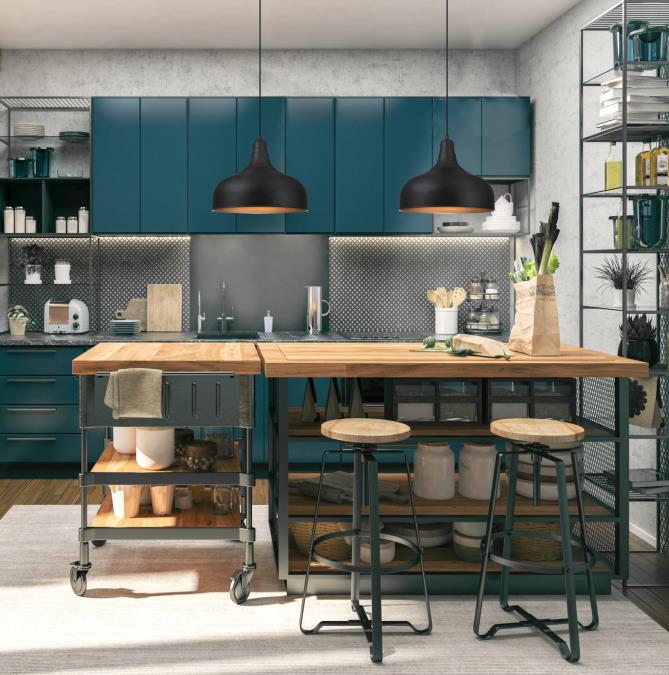 Morton One-Light Indoor Pendant, Textured Iron Finish - Image 3
