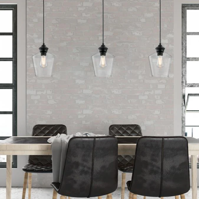 Ramsey Mini Pendant, Matte Black Finish - Image 3