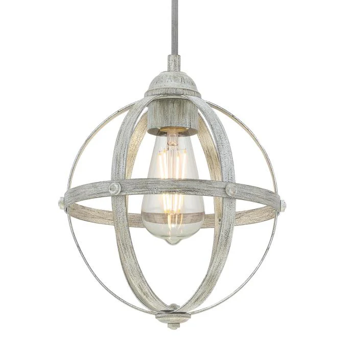Stella Mira One-Light Indoor Mini Pendant, Antique Ash Finish - Image 5