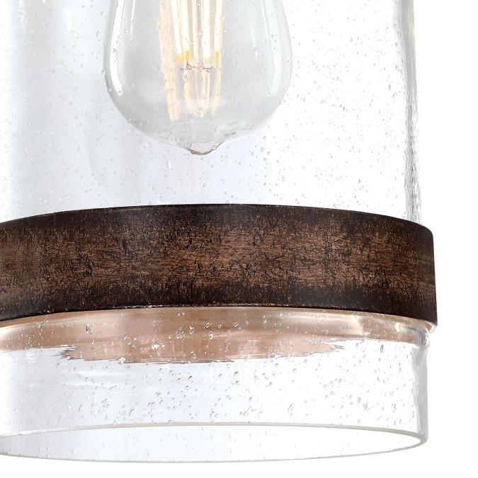 Tarrant One-Light Indoor Mini Pendant, Black-Bronze Finish - Image 7