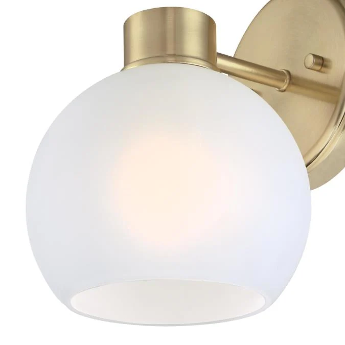 Dorney One-Light Wall Fixture, Champagne Brass Finish - Image 6