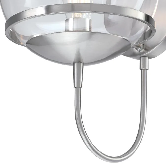 Marla One-Light Indoor Wall Fixture, Brushed Nickel Finish - Image 5
