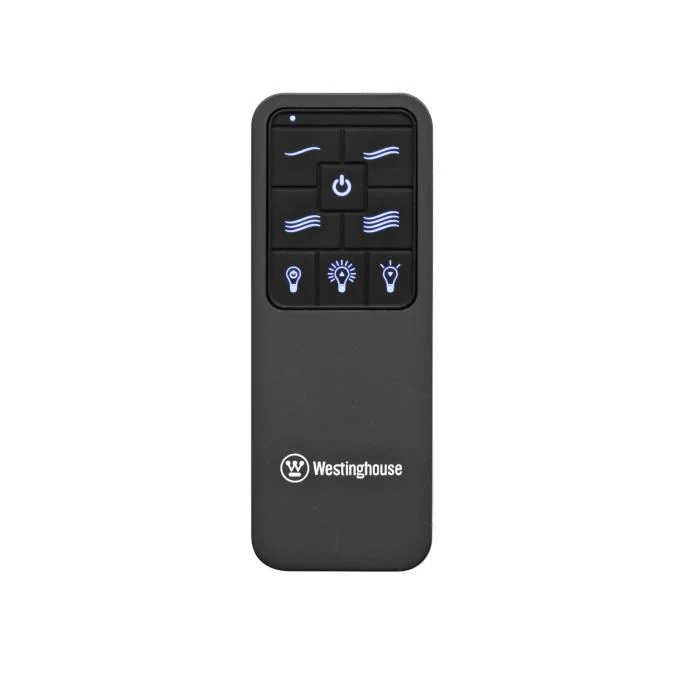 Backlit Display 4 Speed Black Ceiling Fan and Light Remote Control - Image 5