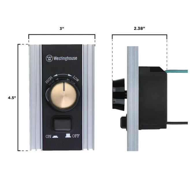 Variable Speed Ceiling Fan Rotary Wall Control - Image 5