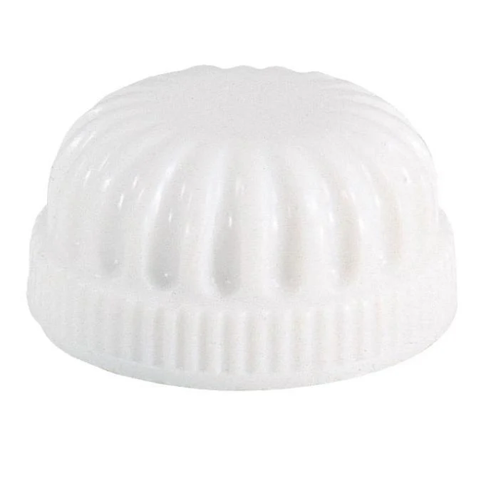2 Lock-Up Caps, White Finish