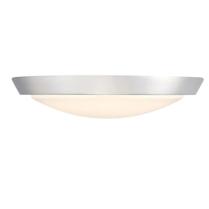 Morrell 11 inch LED Indoor Flush Mount Ceiling Fixture, Brushed Nickel - Image 2