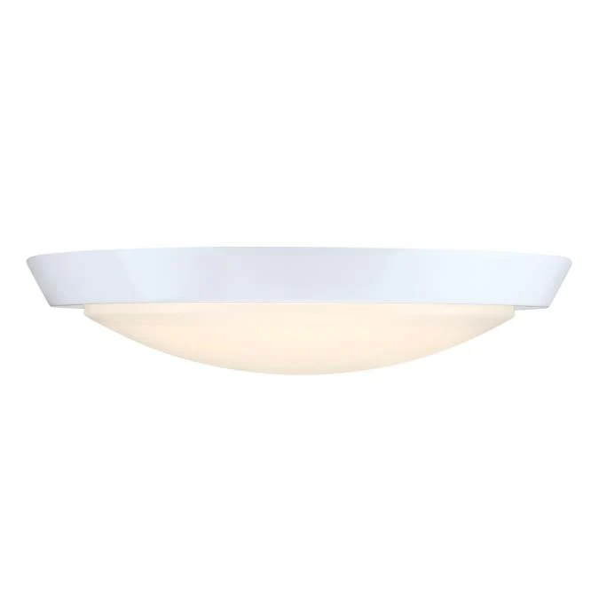 Morrell 11 inch LED Indoor Flush Mount Ceiling Fixture, White - Image 2