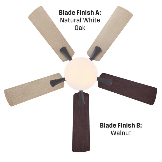 Nevada 42-Inch Indoor/Outdoor Ceiling Fan with Dimmable LED Light Fixture, Iron Finish - Image 8
