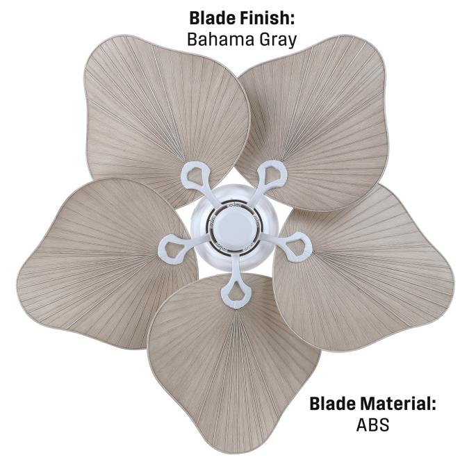 Oasis 44-Inch Indoor/Outdoor Ceiling Fan, Matte White - Image 6