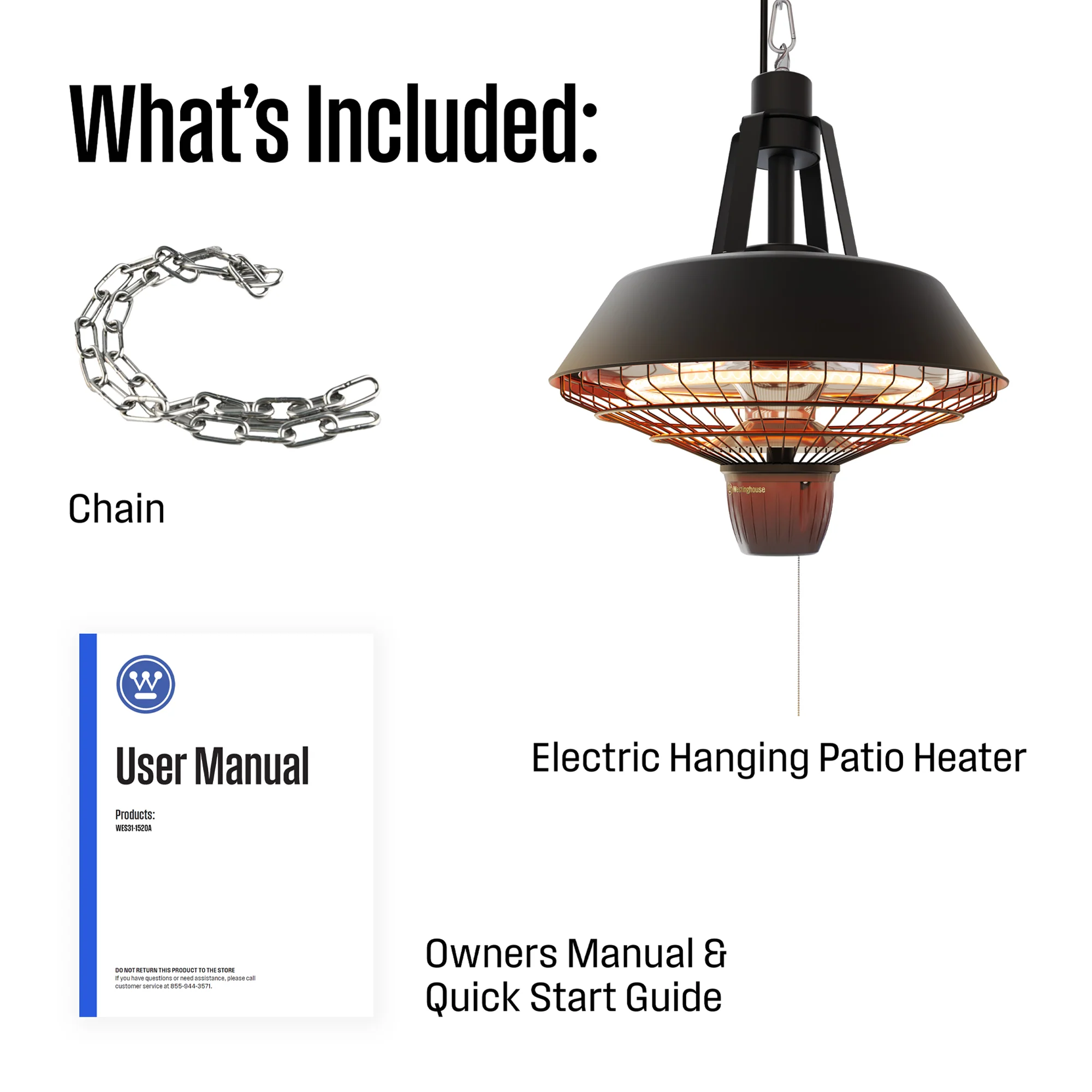 Hanging Outdoor Ceiling Patio Heater - Image 8