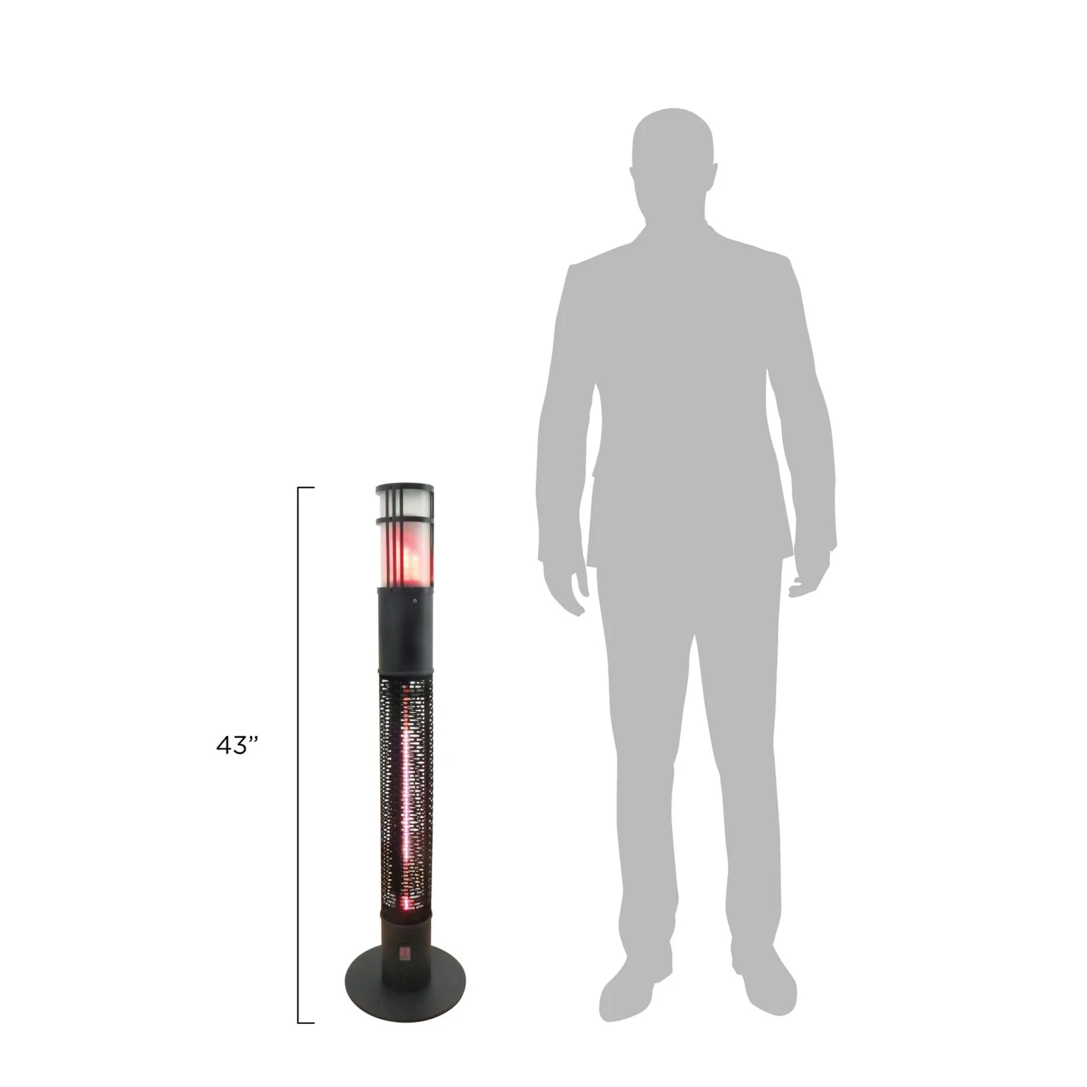 Standing Infrared Electric Outdoor Heater - Image 6