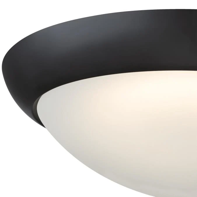 Redbank 11 inch Indoor Flush Mount Ceiling Fixture, Black-Bronze - Image 10