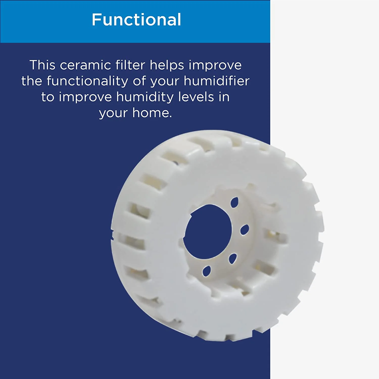 Set of 4 Ceramic Ball Filters for Humidifiers WSHUJ2258C, WSHUJLR2258WH, and WSHUJLR2258GY - Image 3