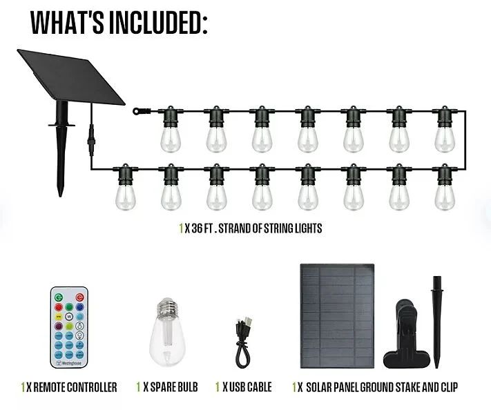 Solar Color Change String Light Set - Image 5
