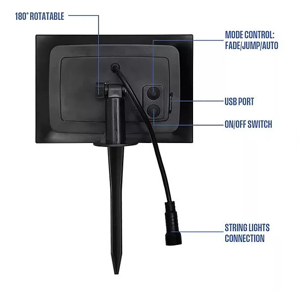 Solar Color Change String Light Set - Image 9