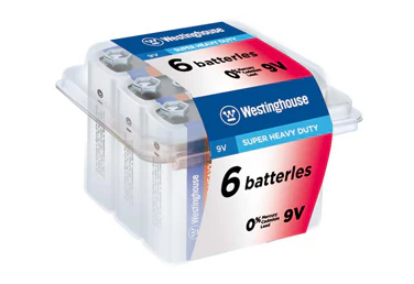 Super Heavy Duty 9V 6Pack