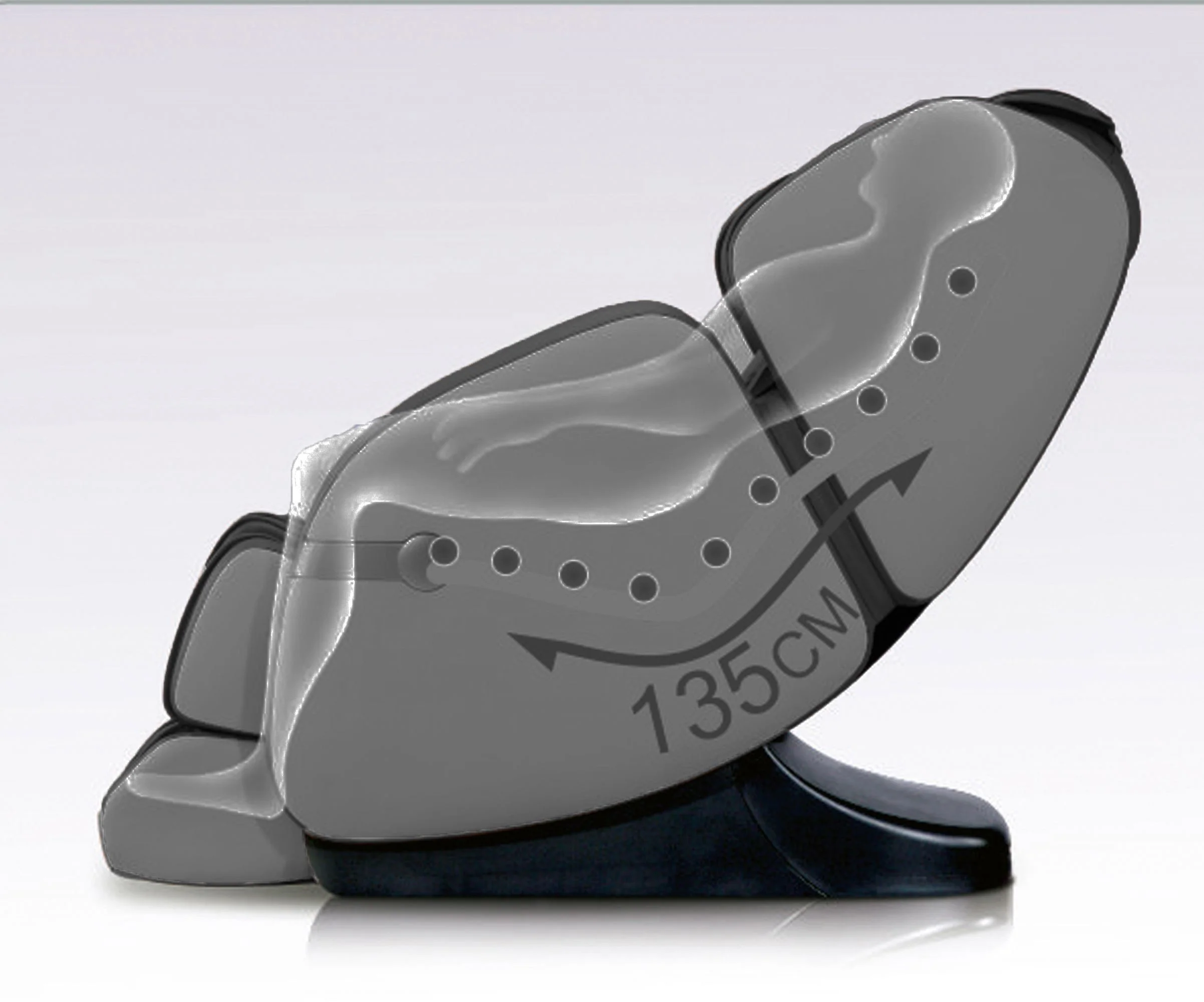 Black Massage Chair 680 - Image 7