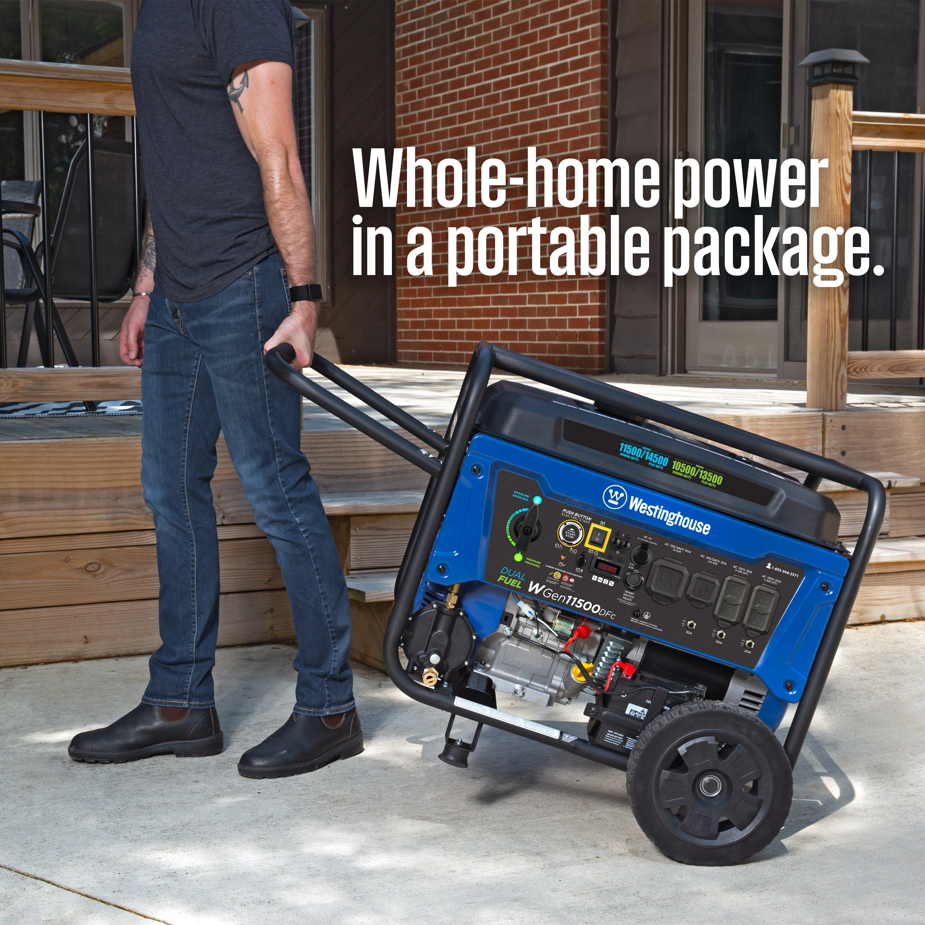 WGen11500DFc - Dual Fuel with CO Sensor - Image 7