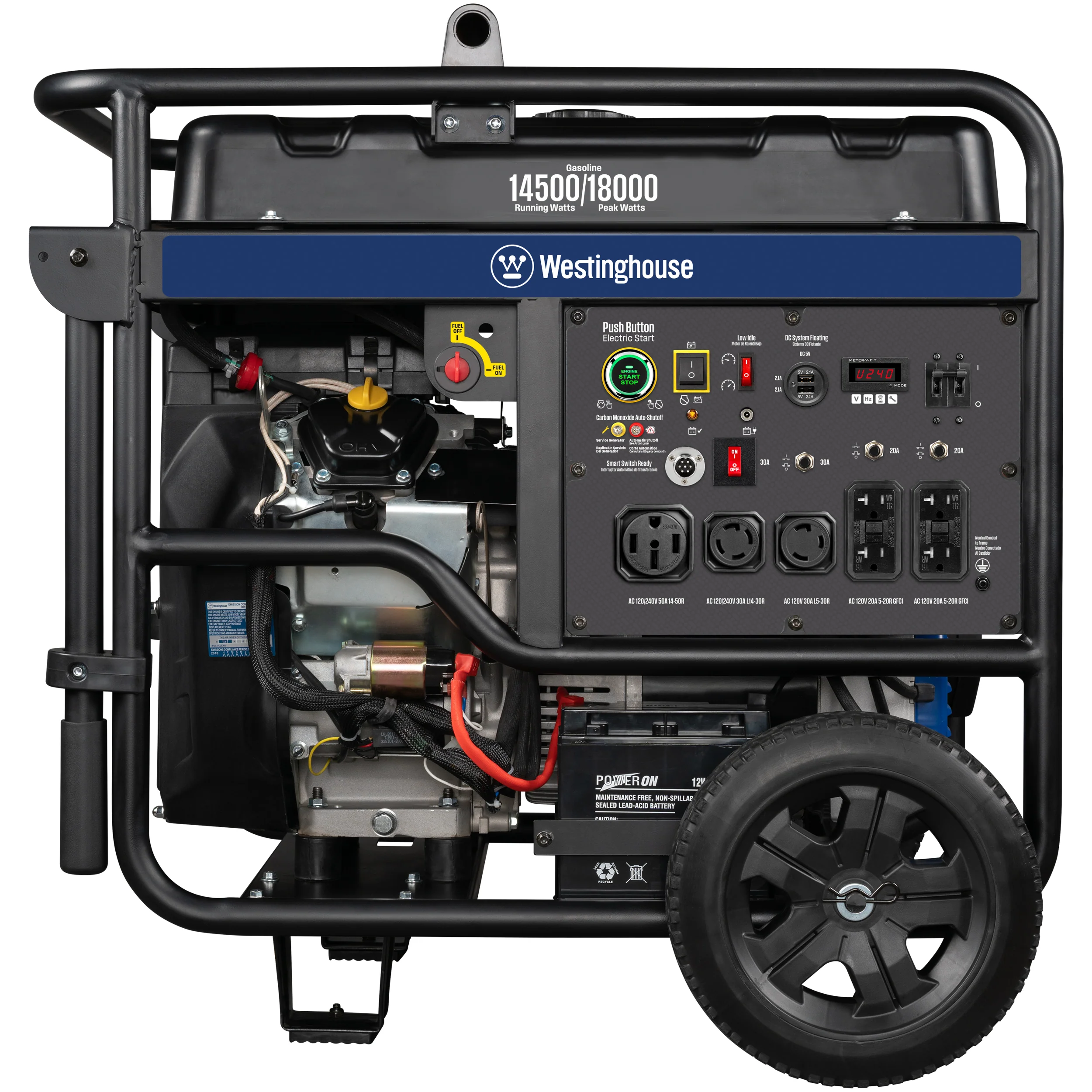 WGen14500c Generator with CO Sensor - Image 8