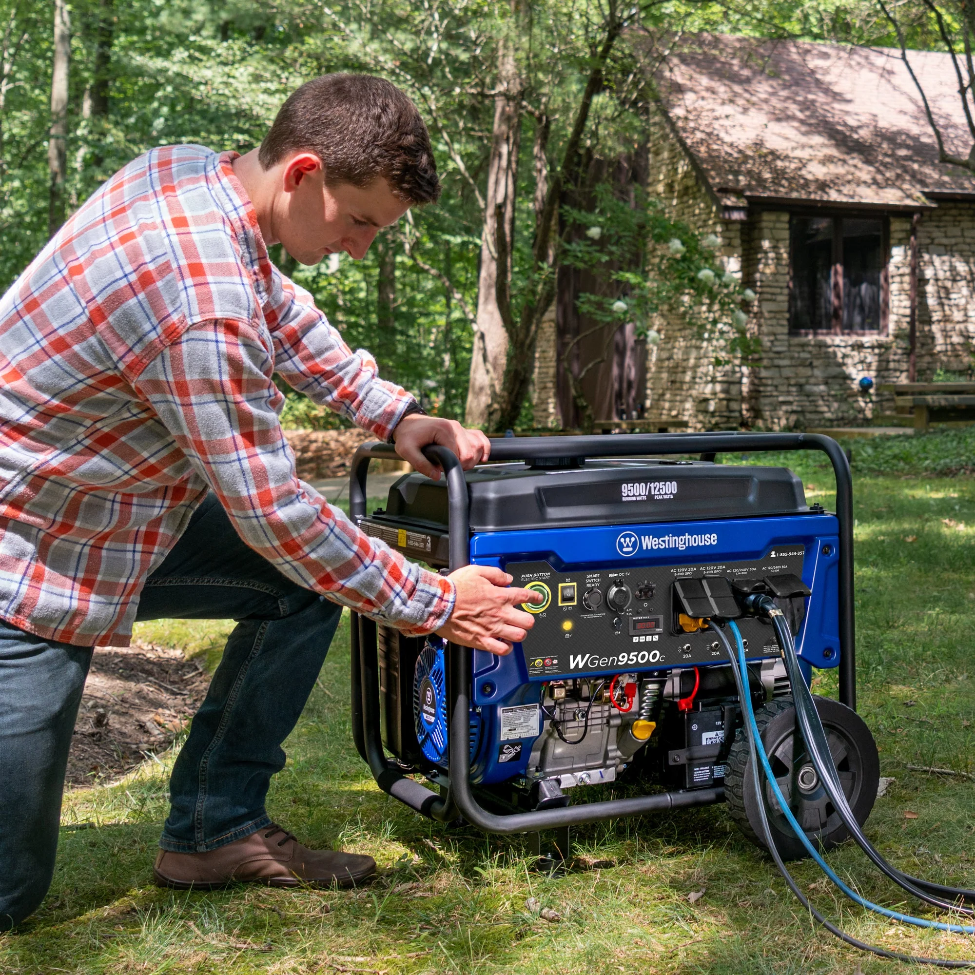 WGen9500c Generator with CO Sensor - Image 4