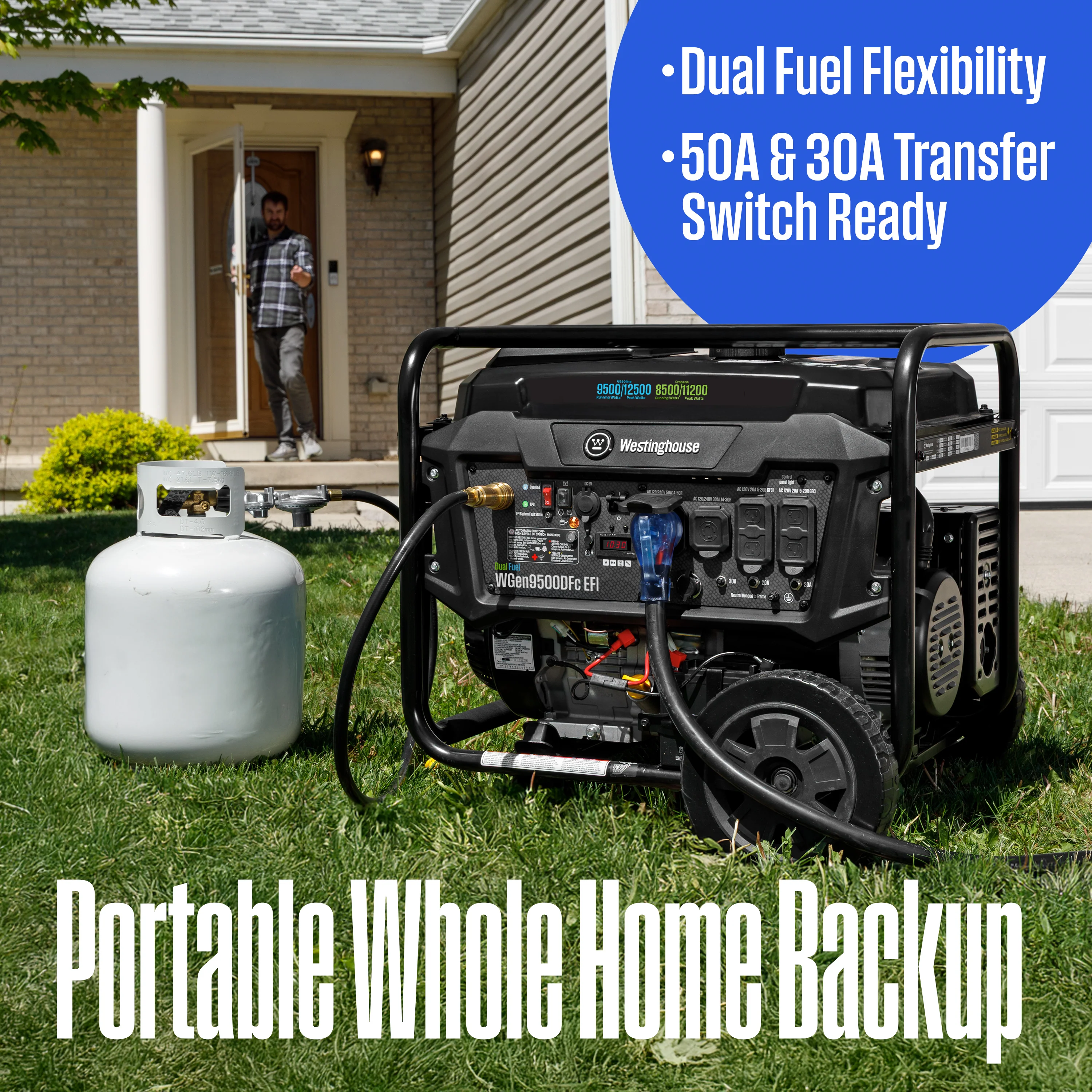 WGen9500DFc EFI - Dual Fuel with CO Sensor - Image 4