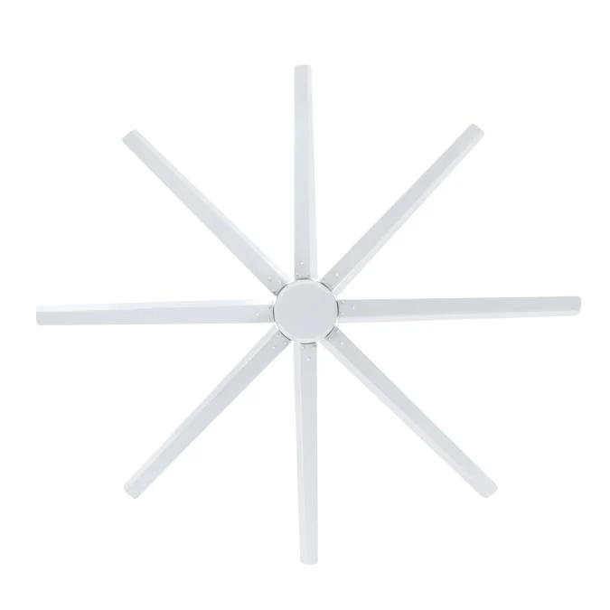 Widespan 100-Inch Eight-Blade Indoor/Outdoor Ceiling Fan, White Finish, DC Motor, Remote Control Included - Image 9