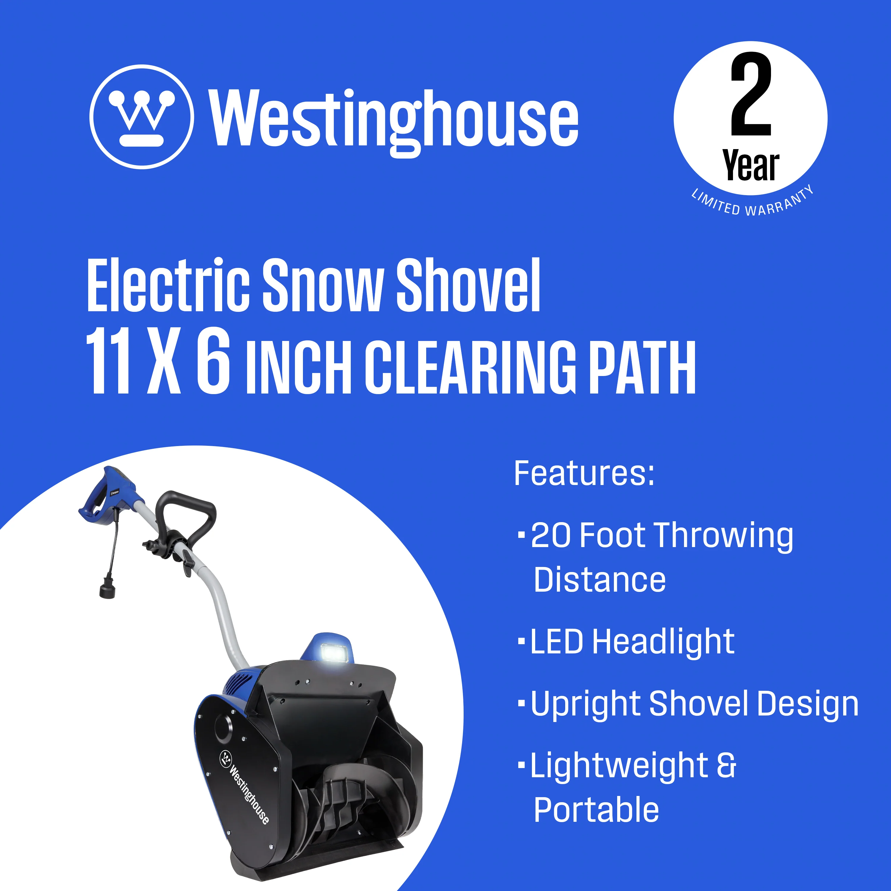 WSnow11SD 11" Corded Snow Shovel - Image 3
